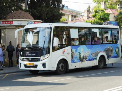 Сочинские автобусы украсили ко Дню города
