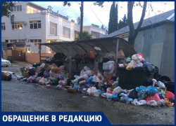 Полная антисанитария: горы мусора на улице в Сочи